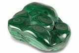 Beautiful Polished Malachite Specimen - Congo #255195-1
